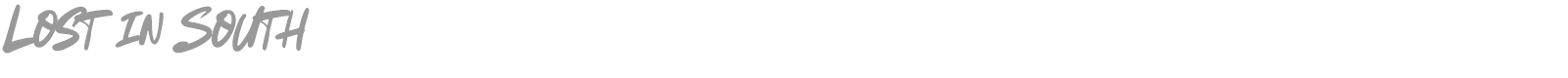 Lost in South font preview